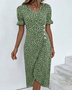 Elegante damesjurk met knopen | Comfortabel en charmant