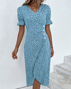 Elegante damesjurk met knopen | Comfortabel en charmant