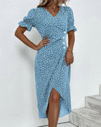 Elegante damesjurk met knopen | Comfortabel en charmant