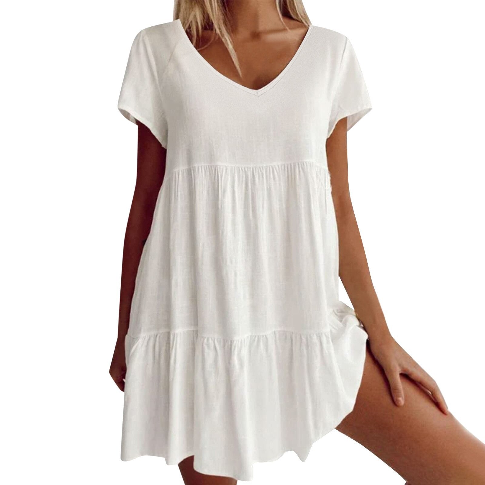 Simone - Comfortabele Mini Zomerjurk