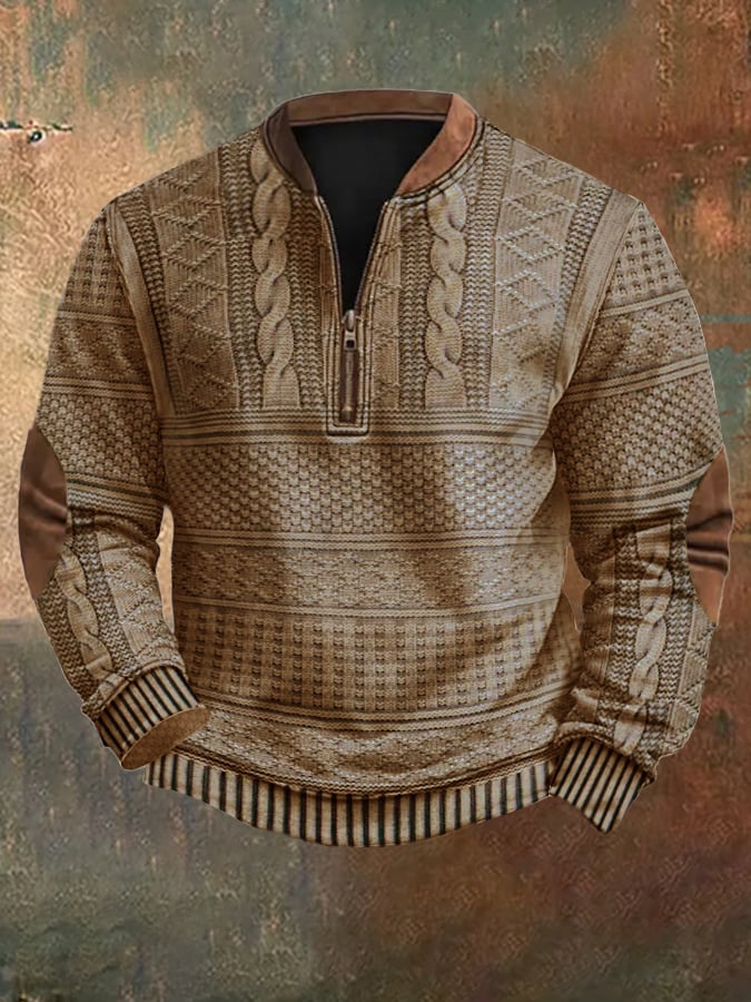 Phillip - Heren Sweater Gebreid Vintage