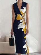 Lily | Strand Glam Elegante Werkplek Festival Midi Jurk