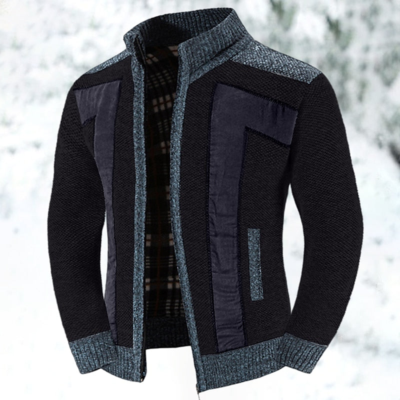 Thom - Heren Wollen Vest Met Rits