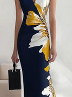 Lily | Strand Glam Elegante Werkplek Festival Midi Jurk