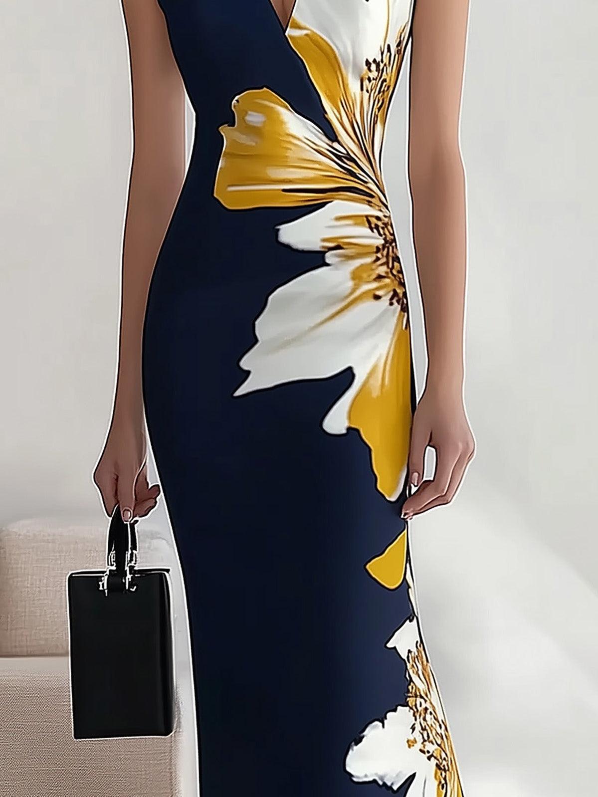 Lily | Strand Glam Elegante Werkplek Festival Midi Jurk