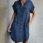Sandra - Denim Blousejurk