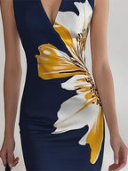 Lily | Strand Glam Elegante Werkplek Festival Midi Jurk