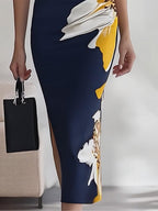 Lily | Strand Glam Elegante Werkplek Festival Midi Jurk