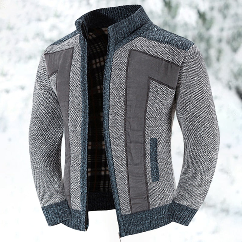 Thom - Heren Wollen Vest Met Rits