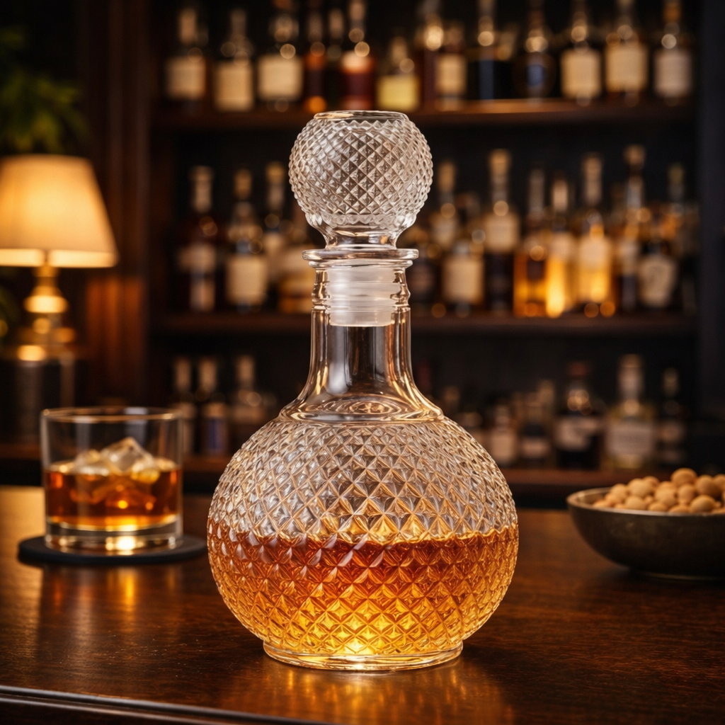 Whisky Decanter | Gegraveerde Kristal Editie Met Stopper