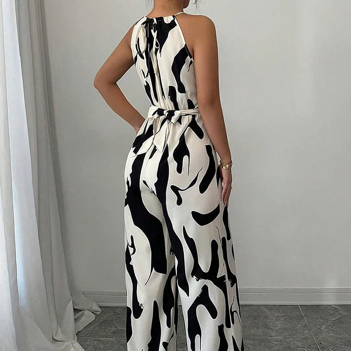 Jillanne™ Elegante Rugloze Jumpsuit