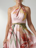 Amiel | Licht Floral Maxi Jurk
