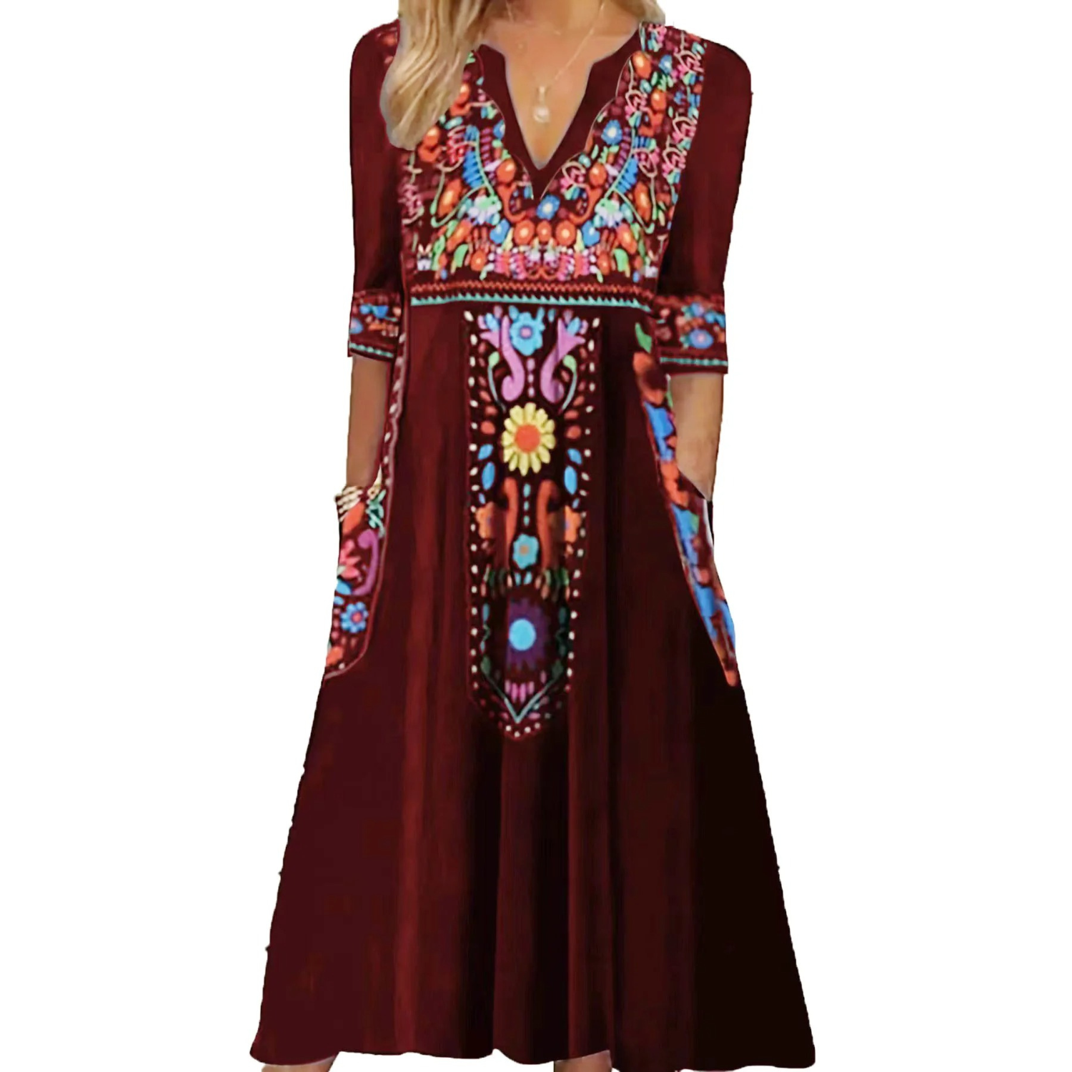 Bianca - Bohemian Maxi Zomerjurk