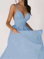 Charline - Elegante Jurk Met V-Hals