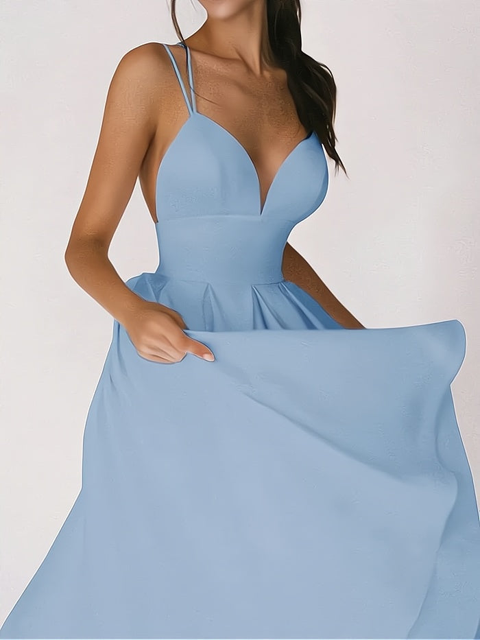 Charline - Elegante Jurk Met V-Hals