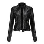 Roza - Leren Jas dames elegant