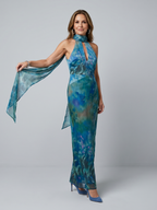 Juniper | Sleevless Maxi Dress met Keyhole Halter