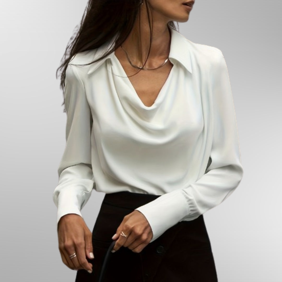 Violet™ | Elegante chemisier en satijn