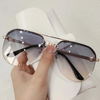 Amber | Metalen Trendy zonnebril