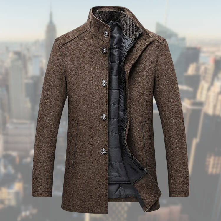 Matteo - Mantel heren met gilet