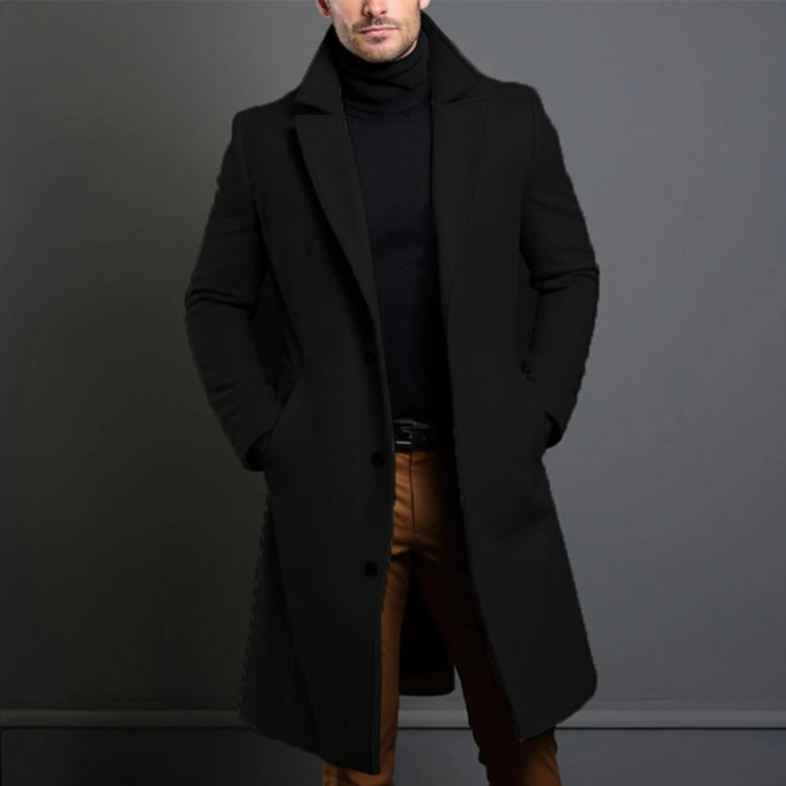 Marc - Mantel heren lang