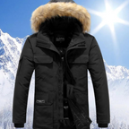 Nolan - Parka heren met bontkraag