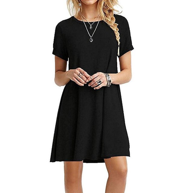 Sandra - Comfortabele Basic Jurk