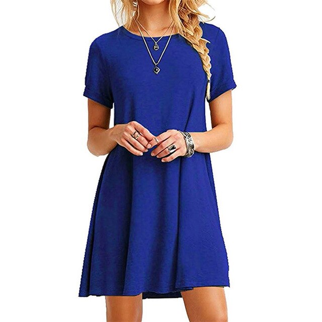 Sandra - Comfortabele Basic Jurk