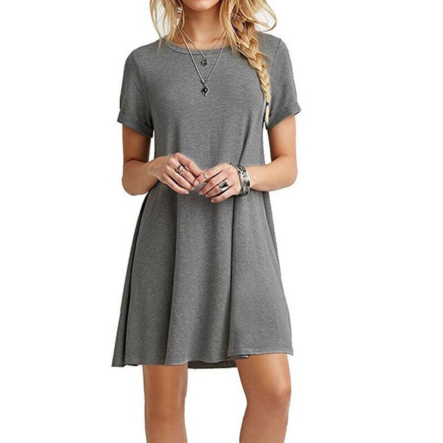 Sandra - Comfortabele Basic Jurk