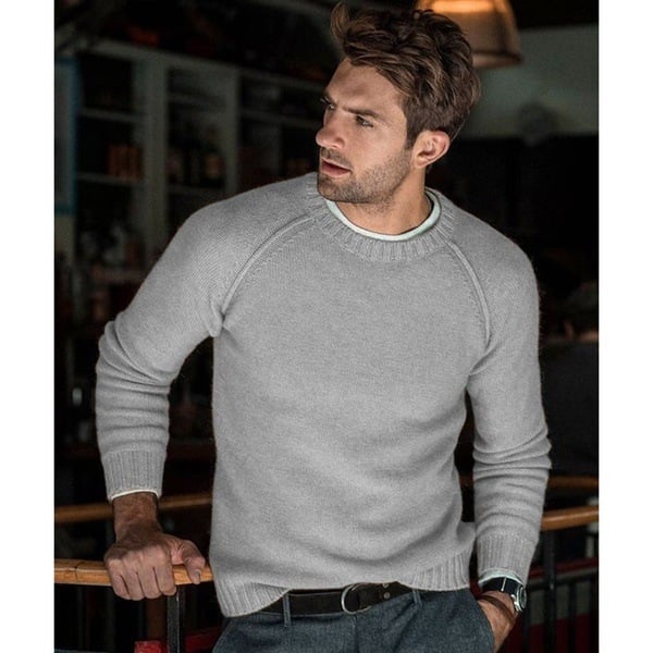 Heren Gebreide Trui Zacht Casual Comfortabel