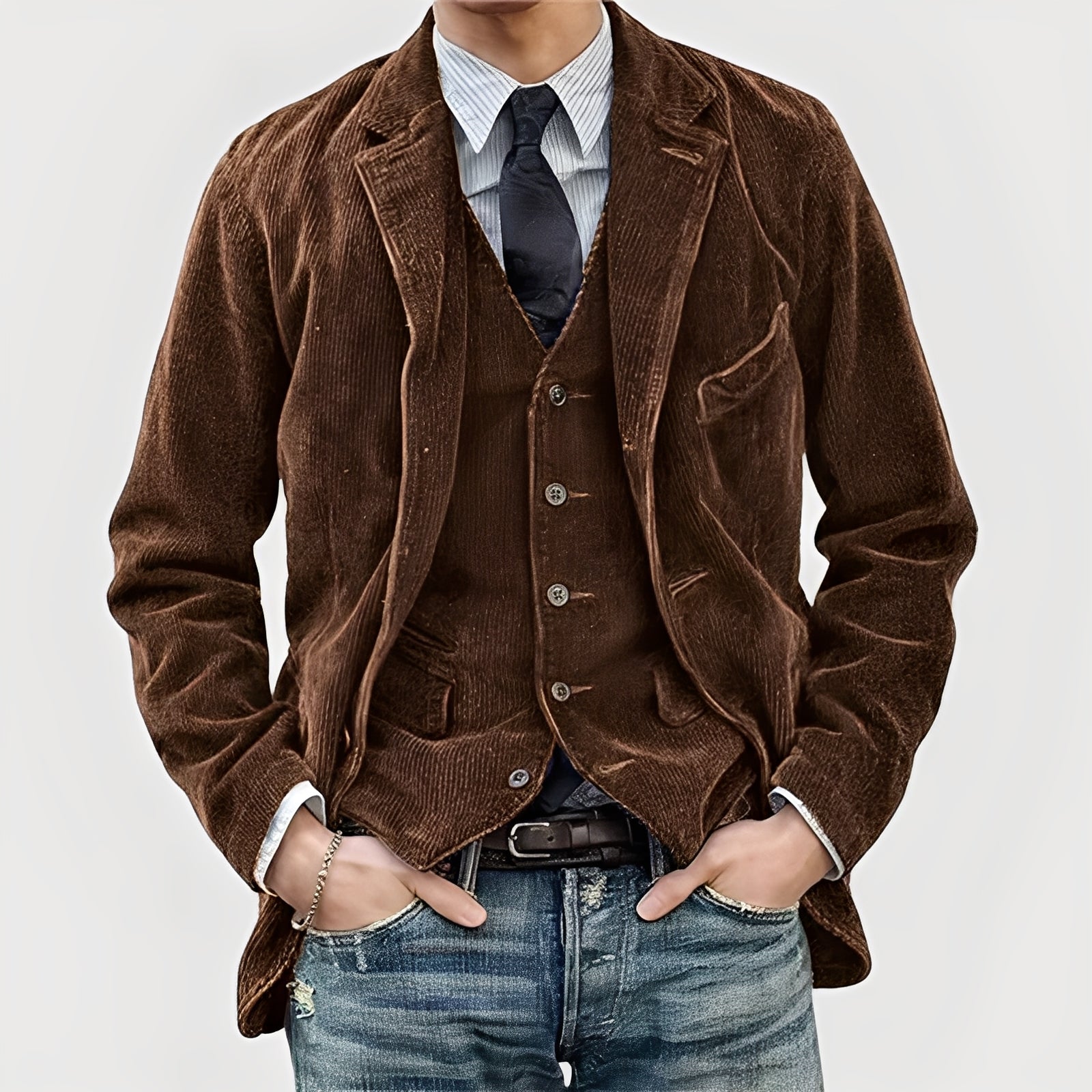 James - Vest Gilet Vintage Heren