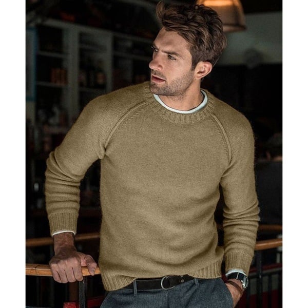 Heren Gebreide Trui Zacht Casual Comfortabel