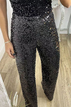 Anouk – Uitlopende Feestbroek Met Pailletten