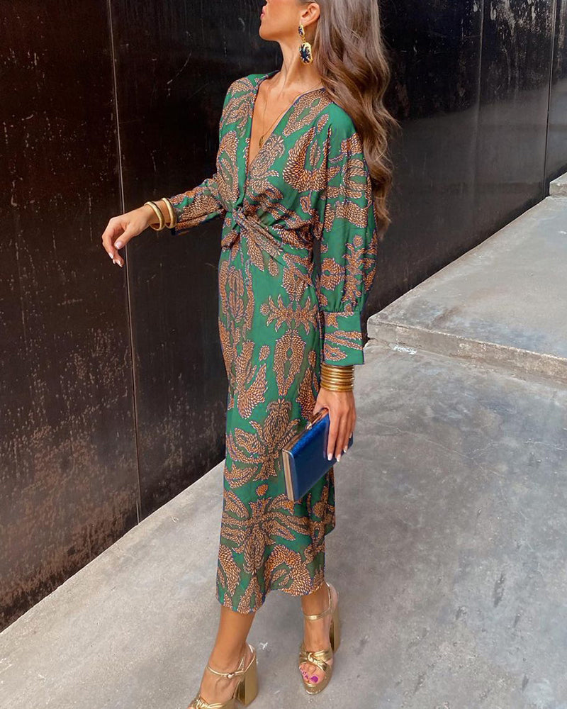 Eleanor™ | Vintage Midi Jurk