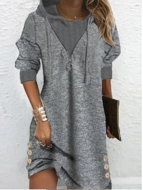 Silvana - Jurk Met Capuchon Voor Een Sportieve En Trendy Look