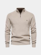 Noah - Trui Luxe Half Zip Heren