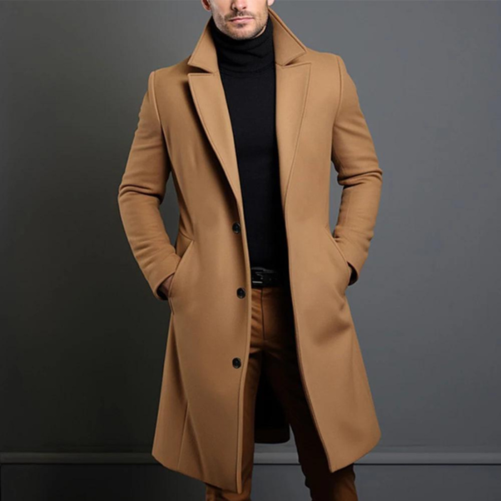 Marc - Mantel heren lang