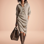 Carmen | Warme Gebreide Jurk, Elegant en Comfortabel