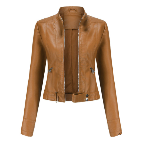 Roza - Leren Jas dames elegant