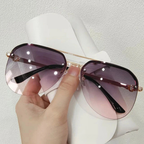 Amber | Metalen Trendy zonnebril