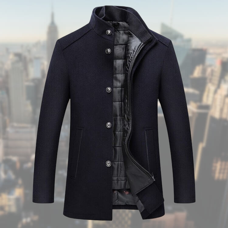 Matteo - Mantel heren met gilet