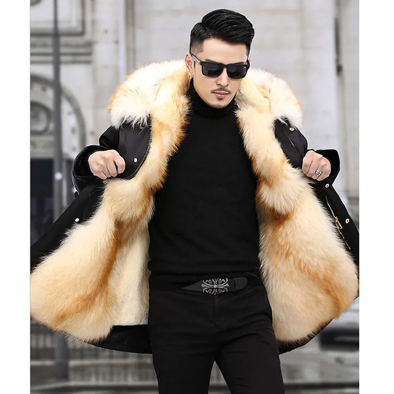 Louis - Parka heren bont