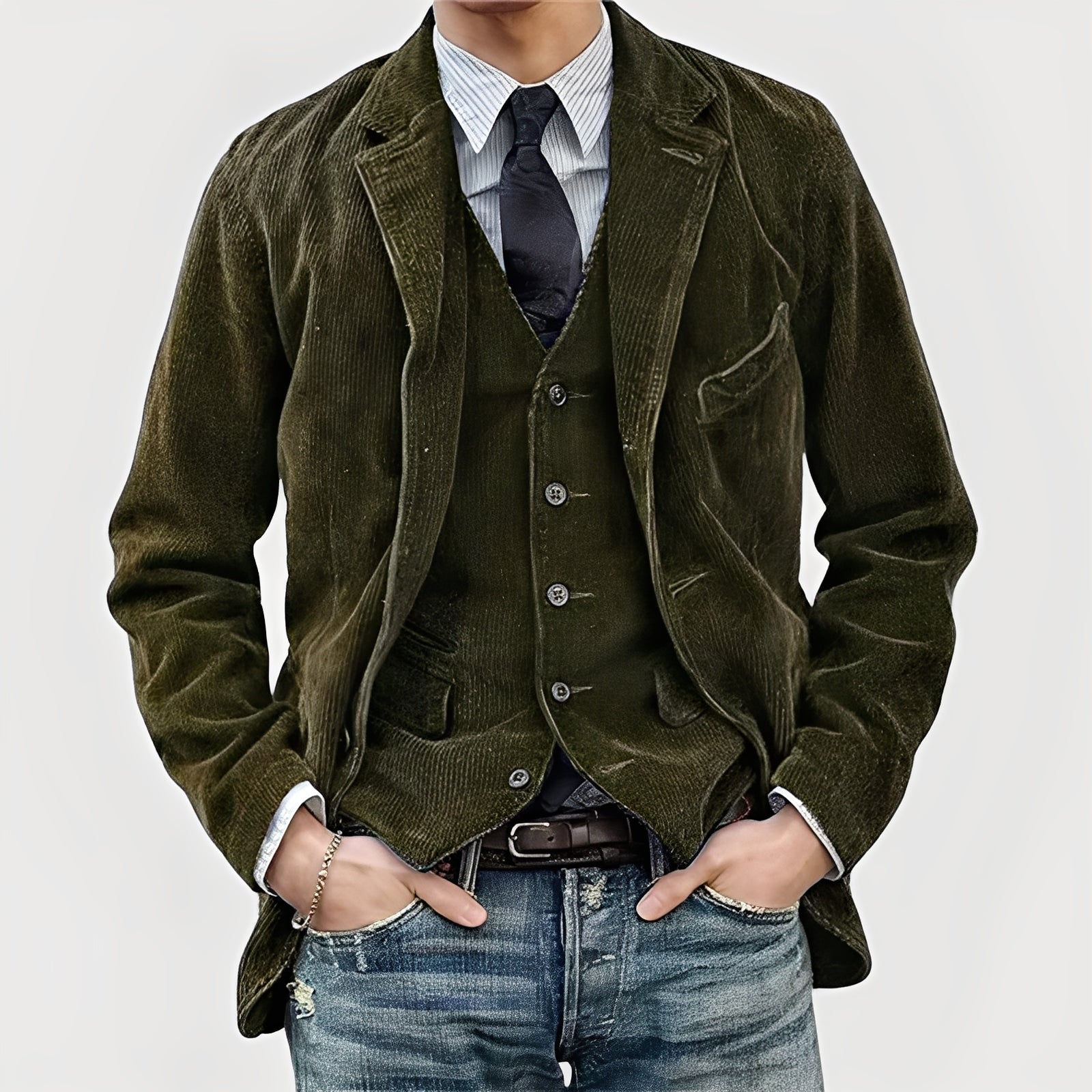 James - Vest Gilet Vintage Heren