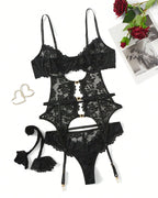 Diane™ | Sexy Kanten Lingerieset met Mesh Details