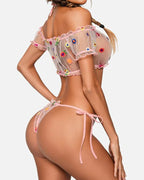 Gigi™ | Sexy Transparante Mesh Pyjama Set