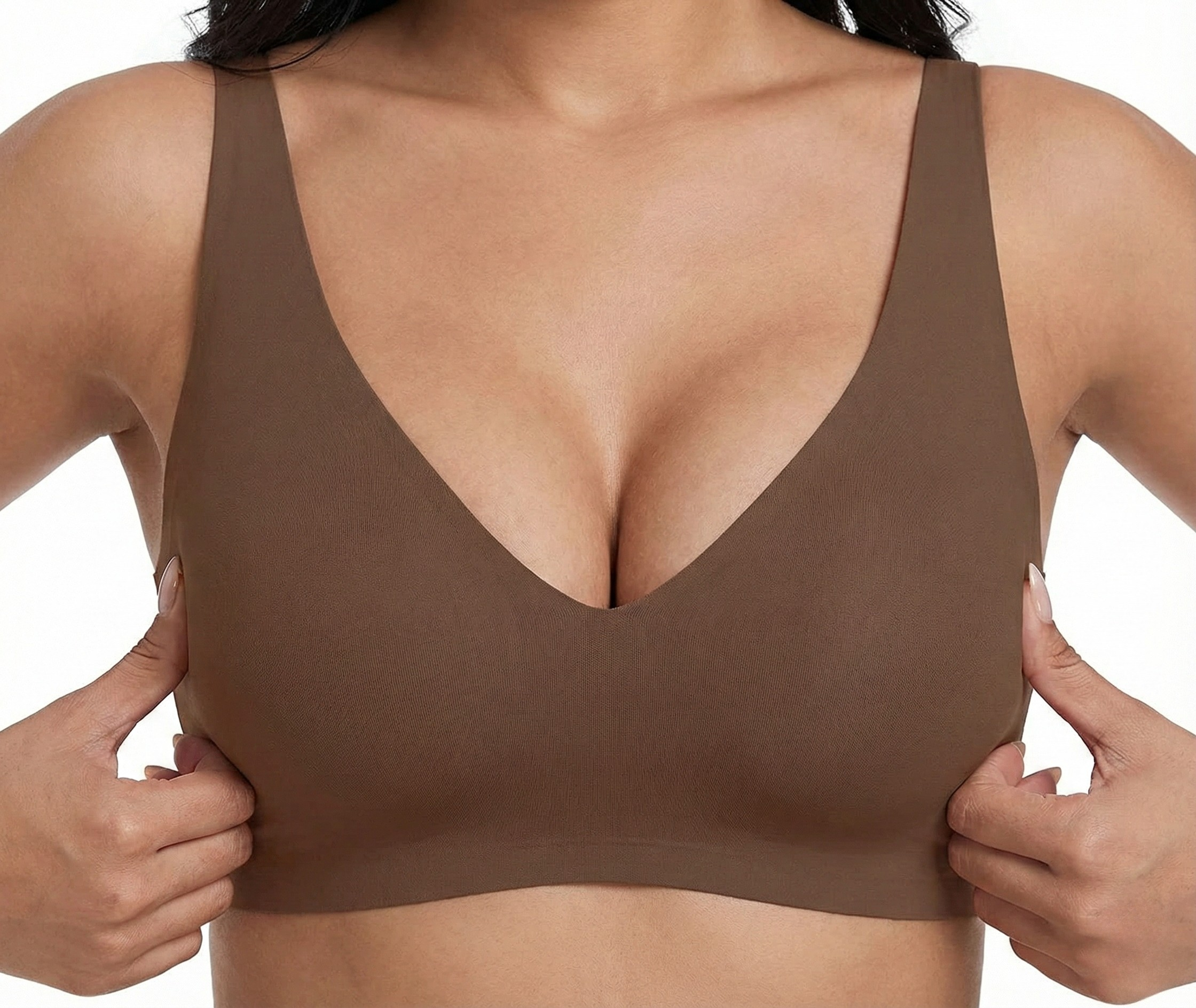 Rynessa – Beugelloze beha met V-hals
