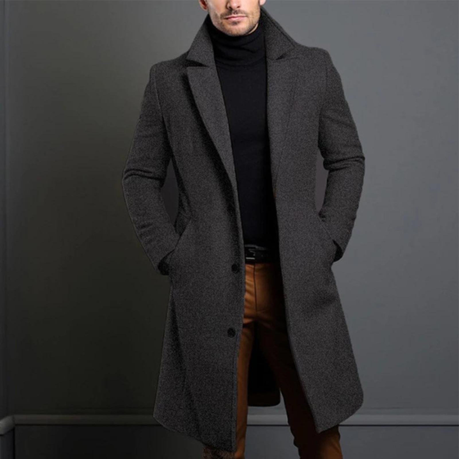 Marc - Mantel heren lang