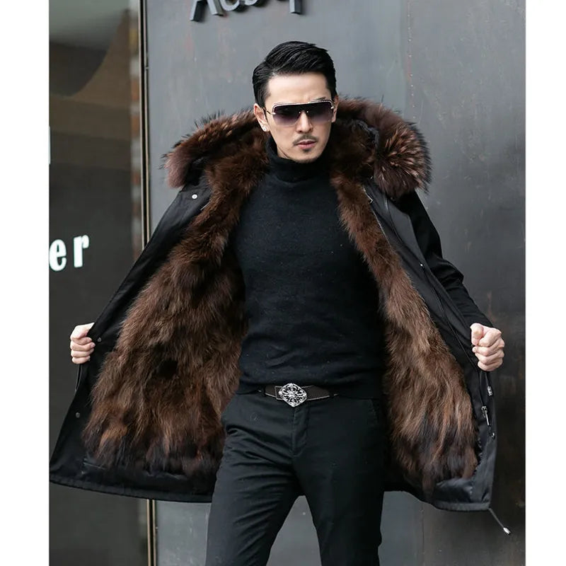 Louis - Parka heren bont