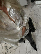 Lisa - Luxe Glitter Blouse