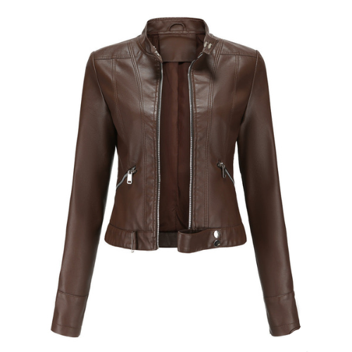 Roza - Leren Jas dames elegant